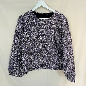 Quilted floral jacket